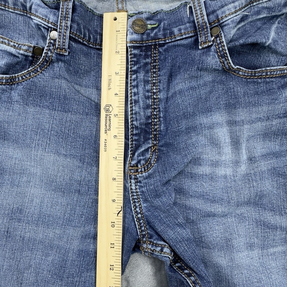 Wrangler Retro Jeans Mens 36x33 (34x31) Slim Boot Cowboy Western Denim Workwear - Picture 7 of 8